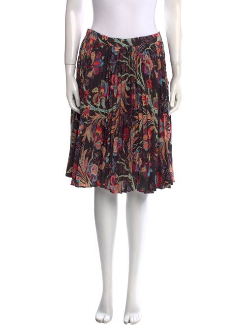 Etro Floral Print Knee-Length Skirt