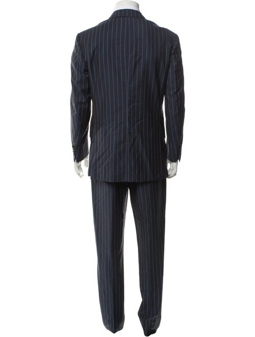 Etro Virgin Wool Striped Two-Piece Suit