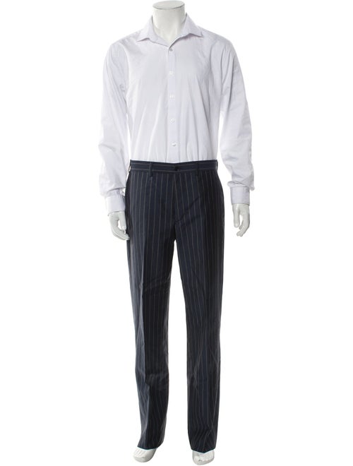 Etro Virgin Wool Striped Two-Piece Suit