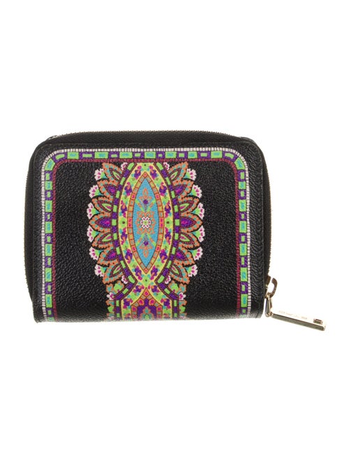 Etro Leather Printed Wallet