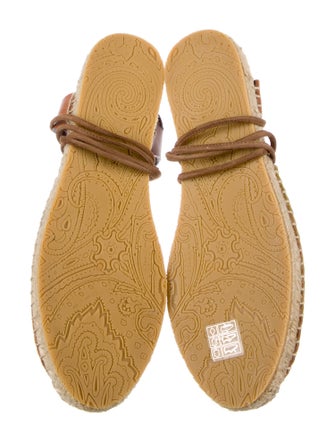 Etro Colorblock Pattern Espadrilles