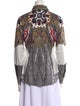 Etro Paisley Print Long Sleeve Button-Up Top