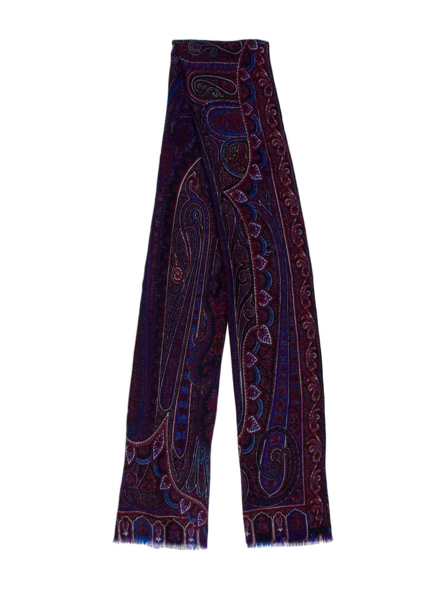 Etro Cashmere Paisley Print Scarf w/ Tags