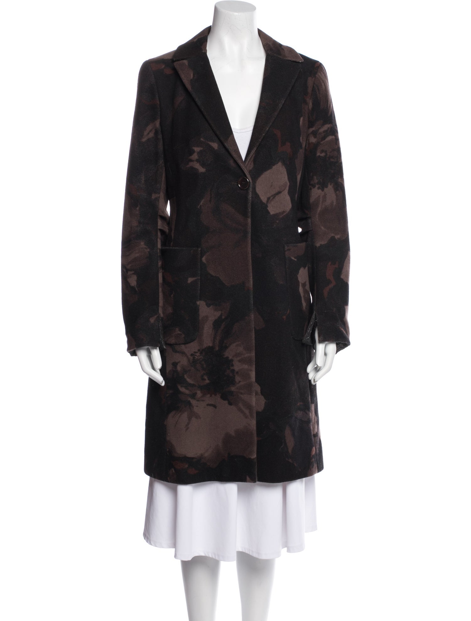 Etro Wool Printed Coat