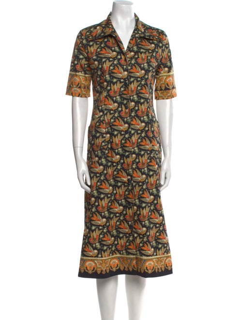 Etro Printed Midi Length Dress