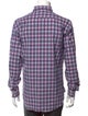 Etro Plaid Print Long Sleeve Shirt