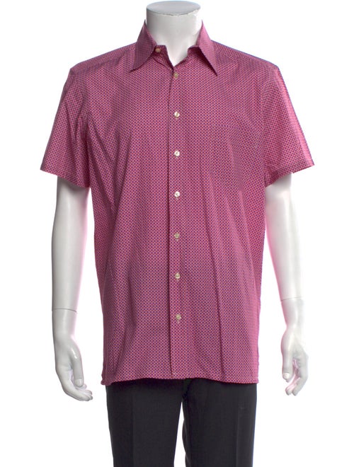 Etro Polka Dot Print Short Sleeve Shirt