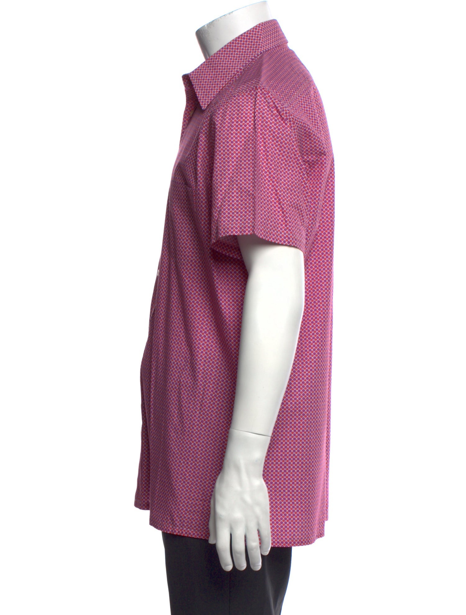 Etro Polka Dot Print Short Sleeve Shirt