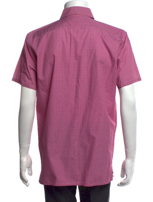 Etro Polka Dot Print Short Sleeve Shirt