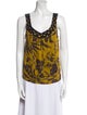 Etro Printed Scoop Neck Top