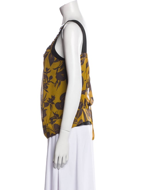 Etro Printed Scoop Neck Top