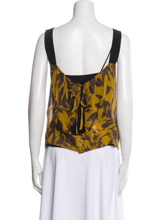 Etro Printed Scoop Neck Top
