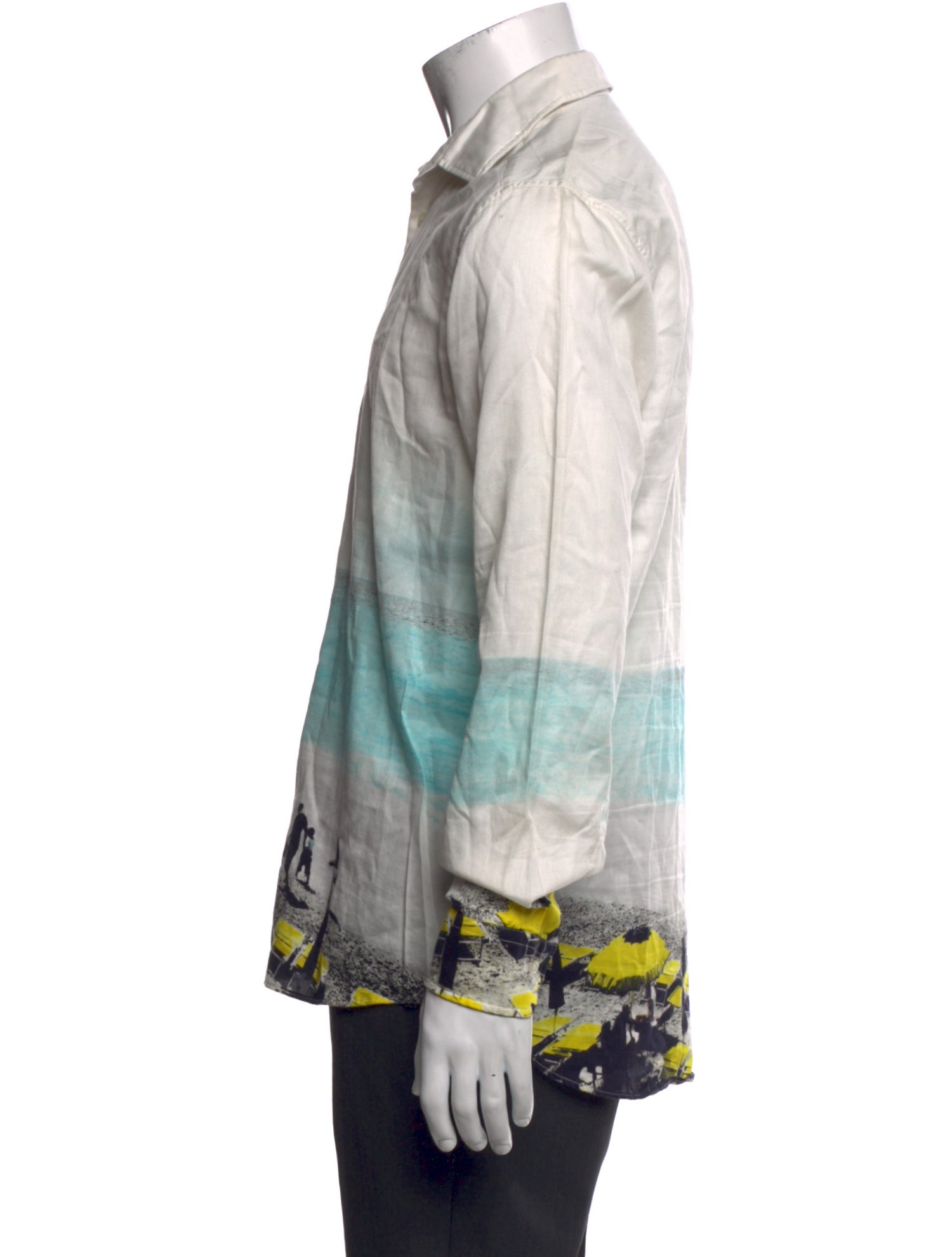 Etro Graphic Print Long Sleeve Shirt