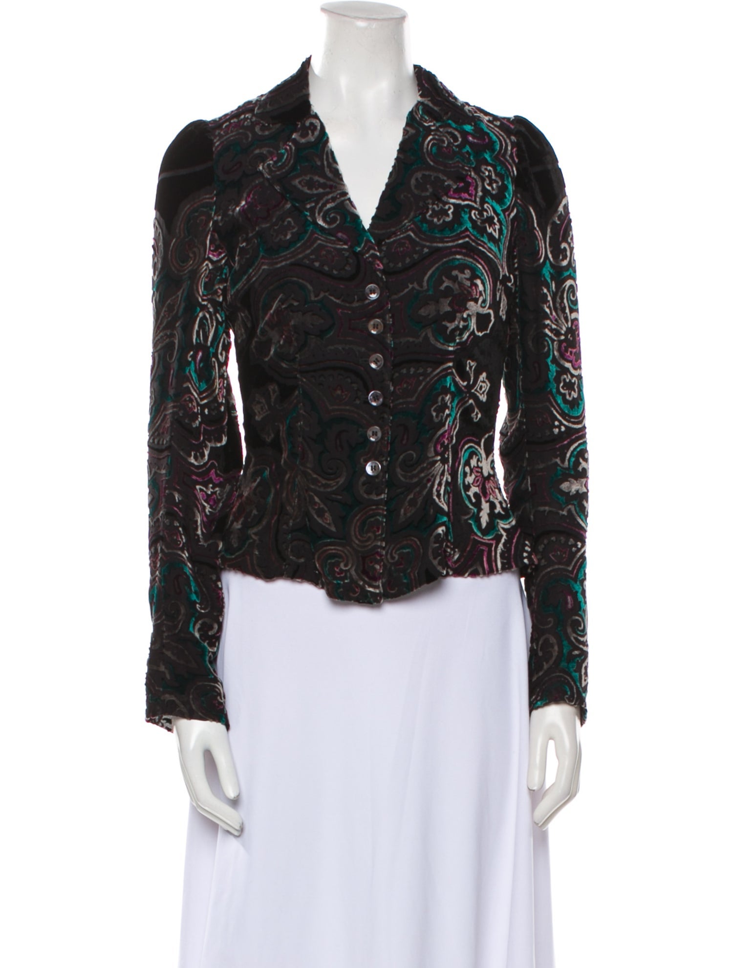 Etro Patterned Evening Jacket