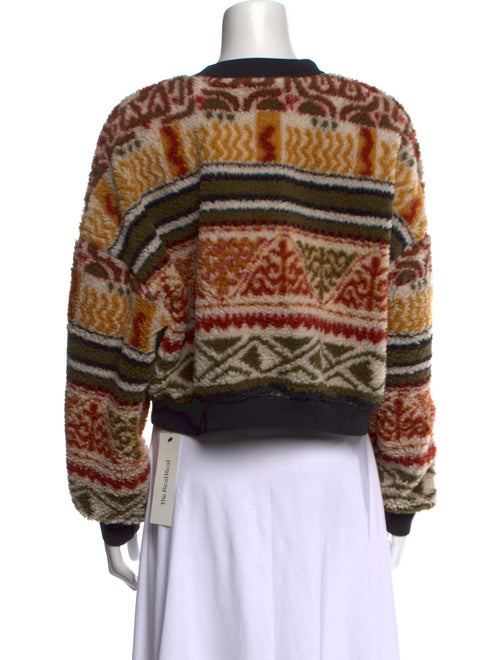 Etro Printed Crew Neck Sweater