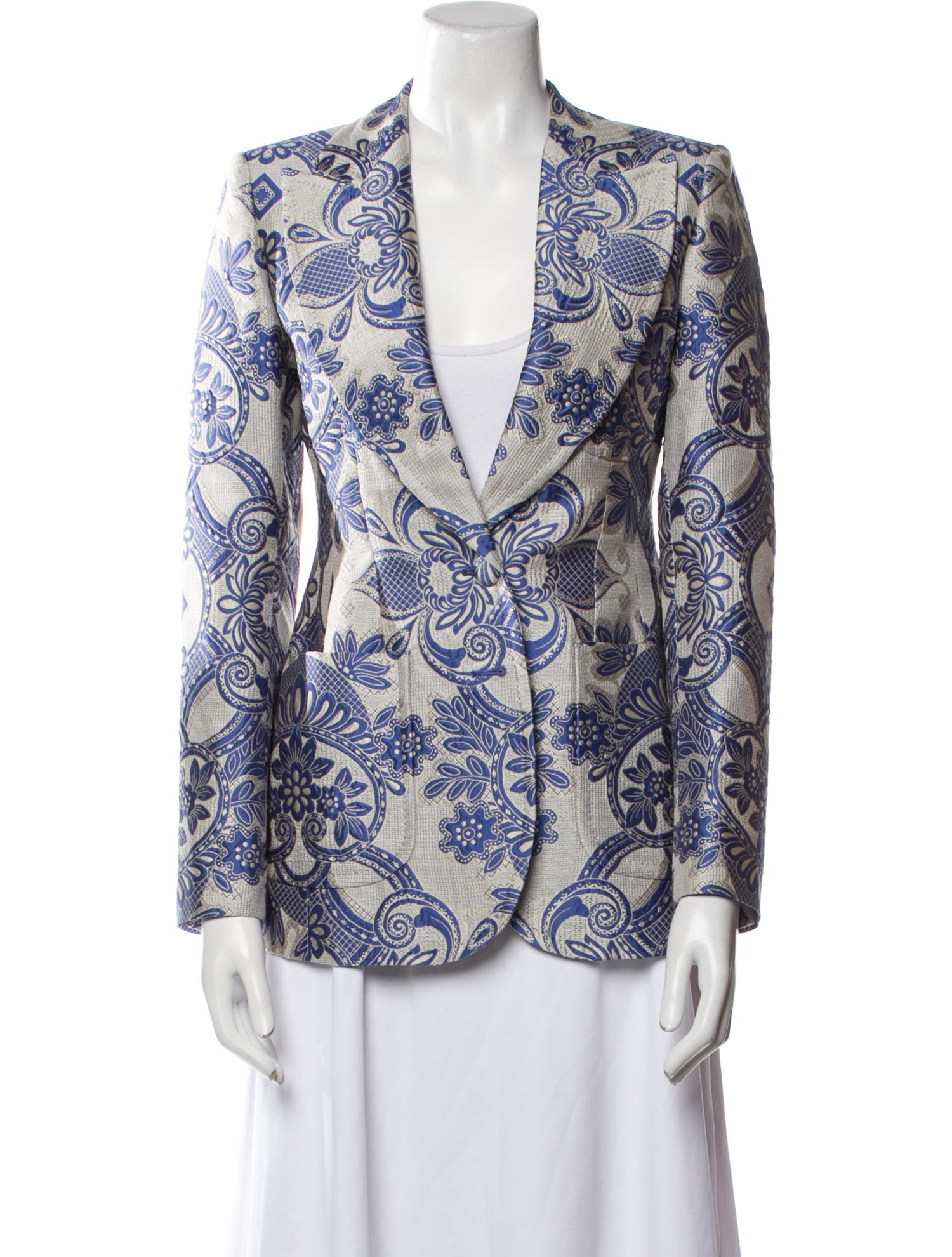 Etro Paisley Print Blazer