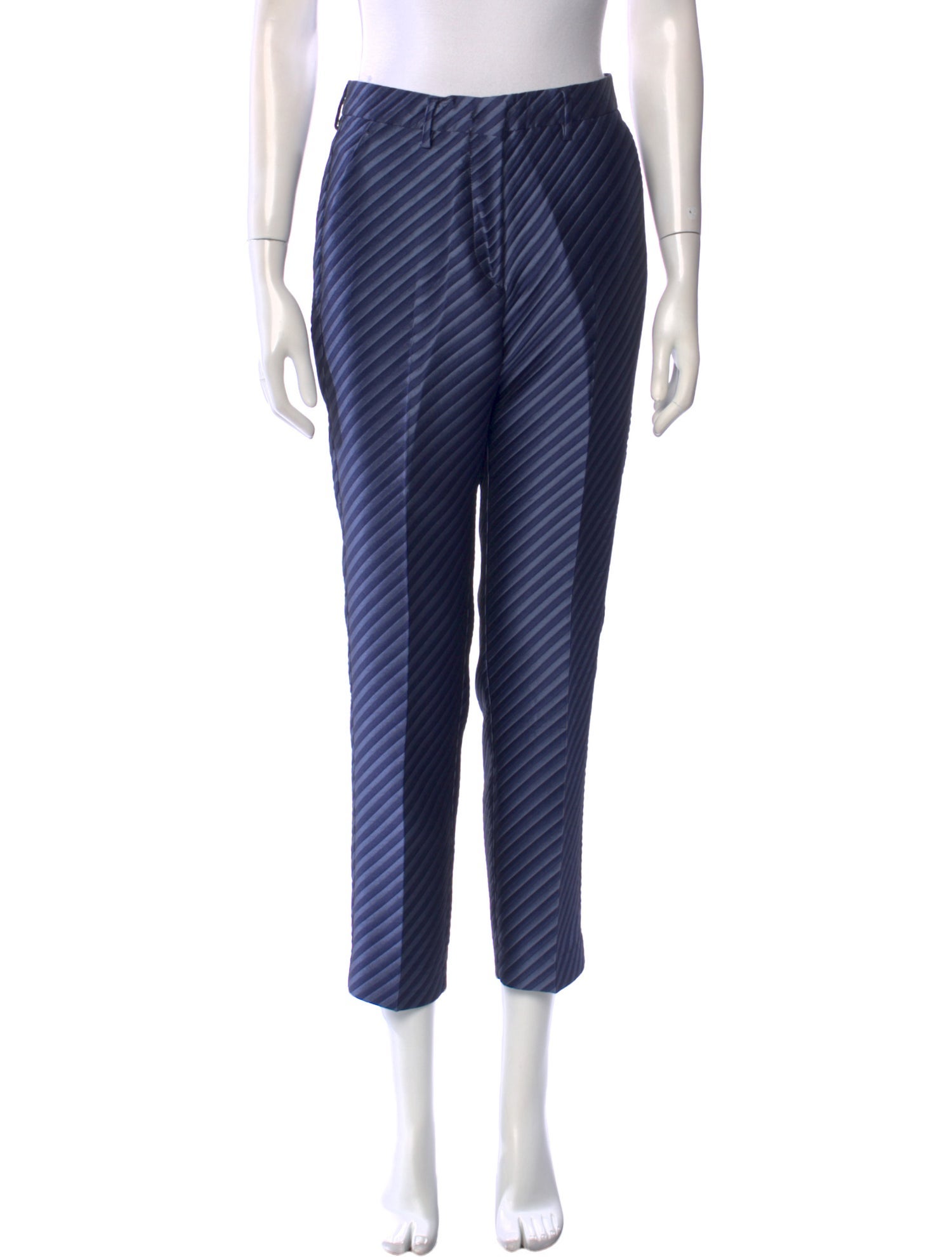 Etro Striped Straight Leg Pants