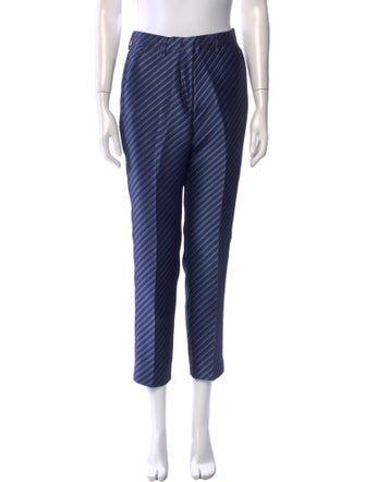 Etro Striped Straight Leg Pants