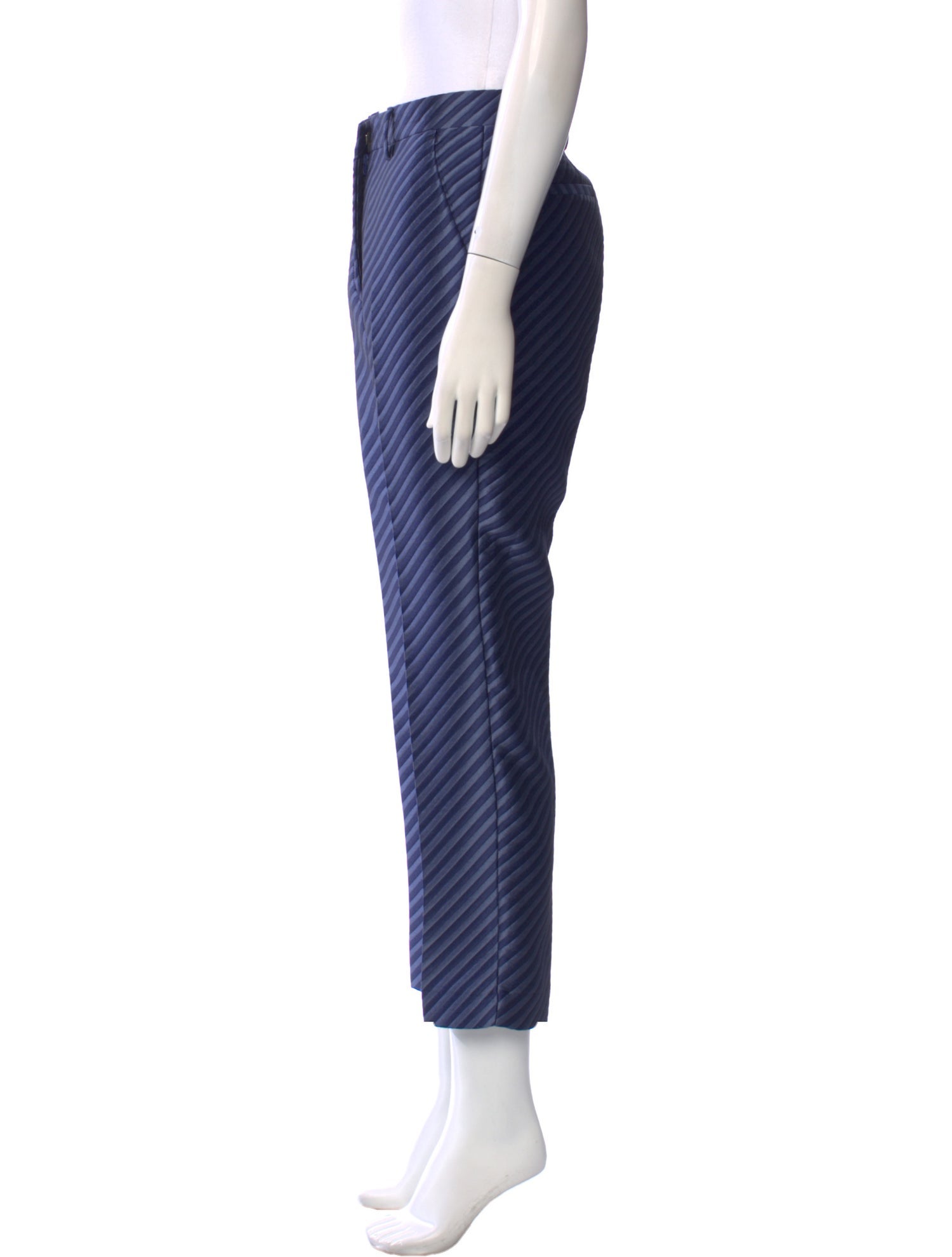 Etro Striped Straight Leg Pants