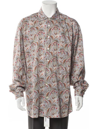 Etro Printed Long Sleeve Shirt