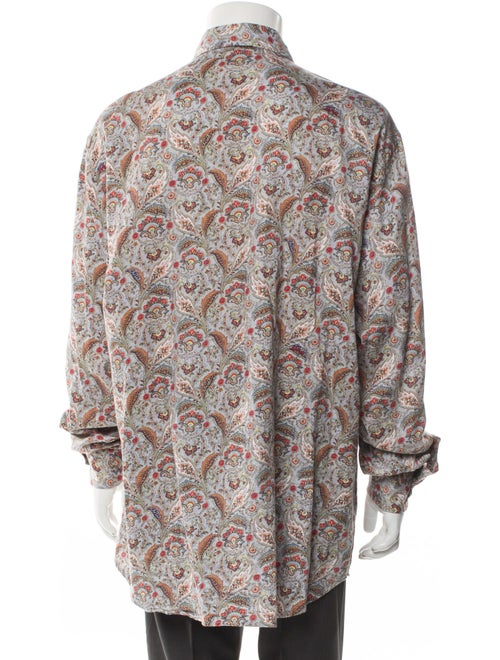 Etro Printed Long Sleeve Shirt