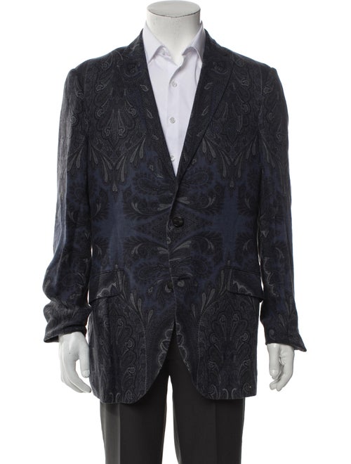 Etro Linen Printed Blazer