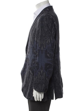 Etro Linen Printed Blazer