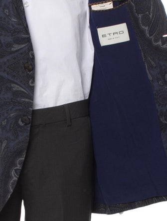 Etro Linen Printed Blazer