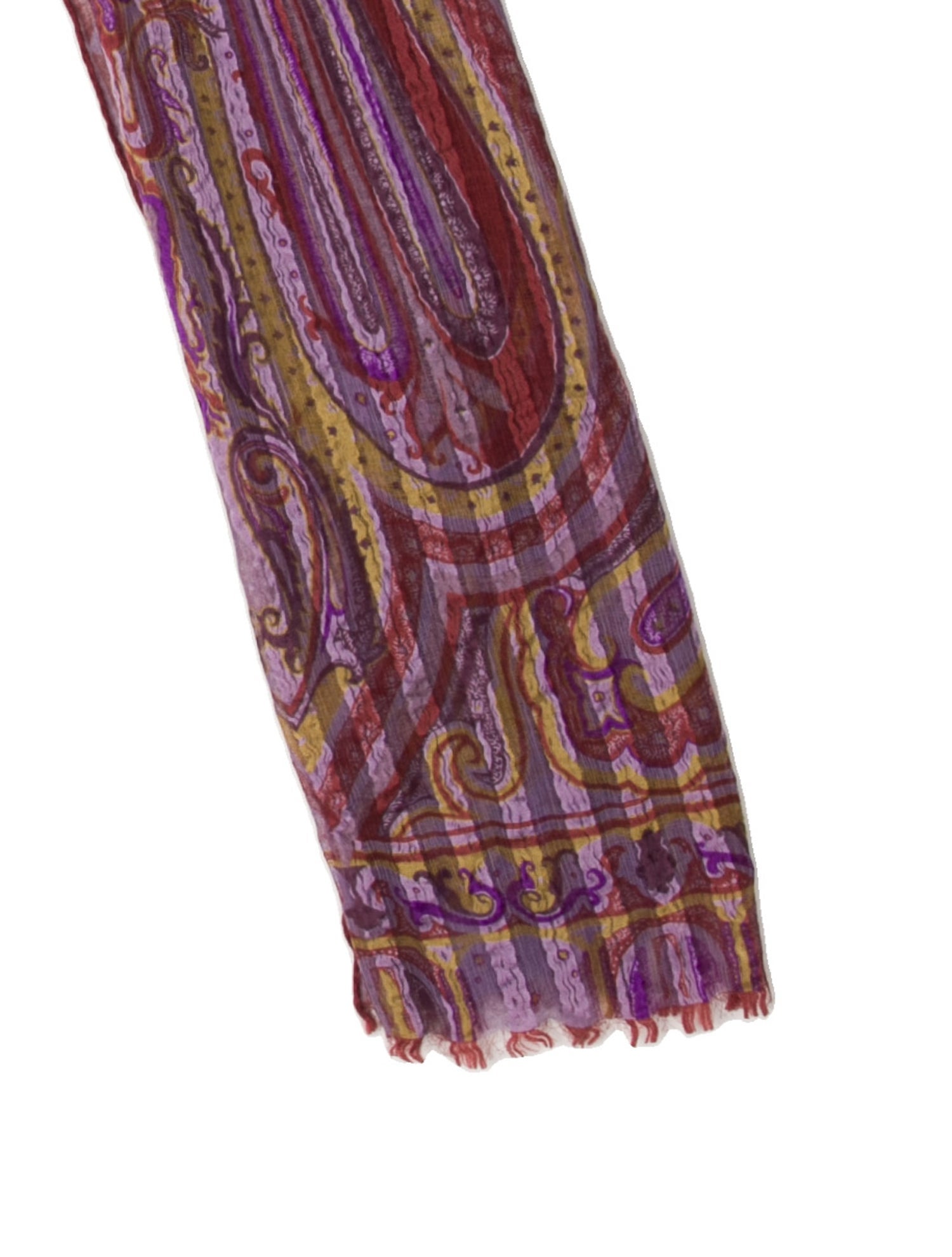 Etro Checkered Print Silk Scarf
