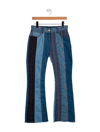 Etro Mid-Rise Wide Leg Jeans