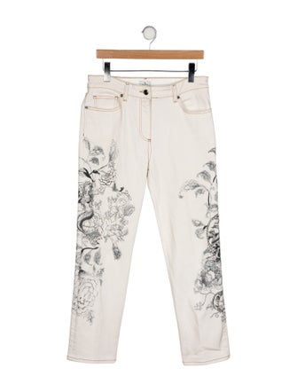 Etro Mid-Rise Straight Leg Jeans