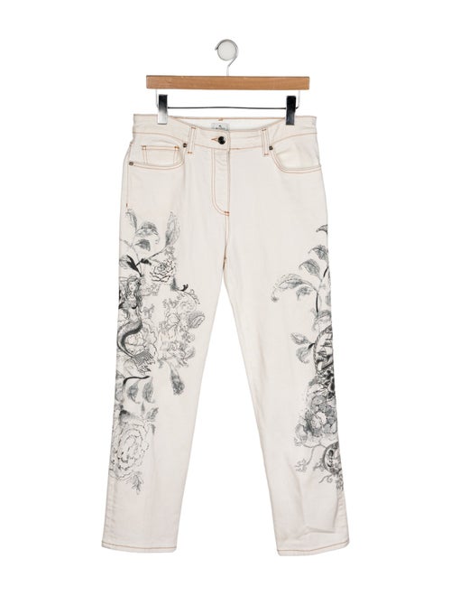 Etro Mid-Rise Straight Leg Jeans