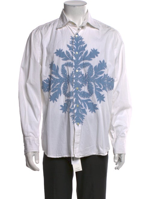 Etro Floral Print Long Sleeve Shirt