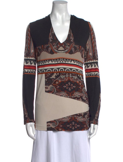 Etro Printed V-Neck Tunic