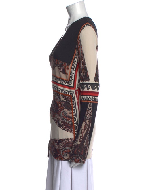 Etro Printed V-Neck Tunic