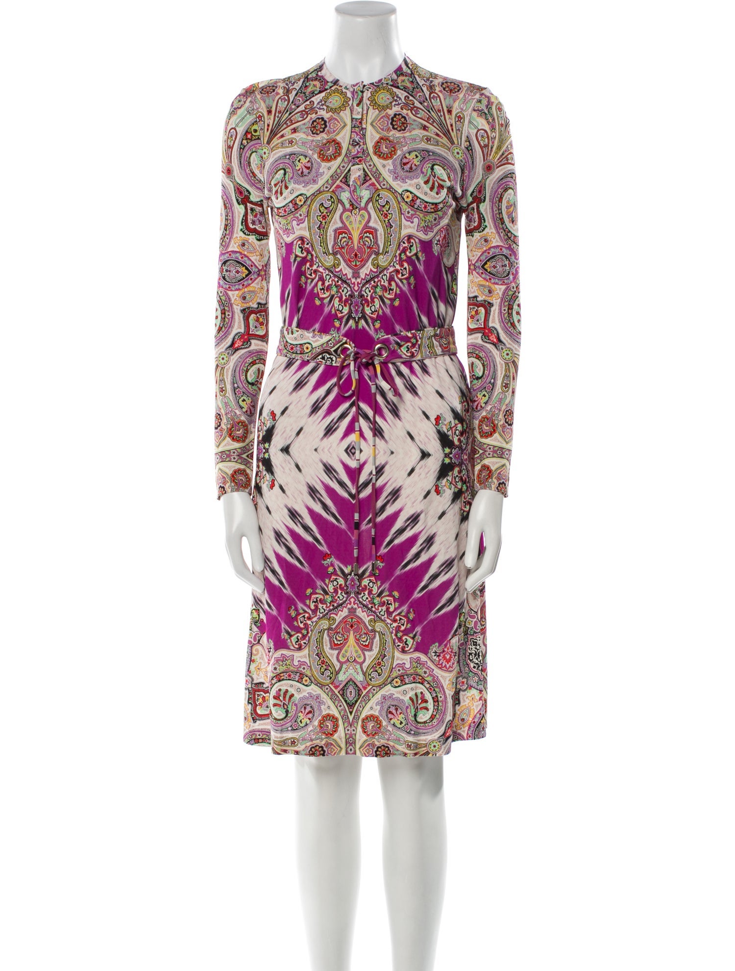 Etro Paisley Print Knee-Length Dress