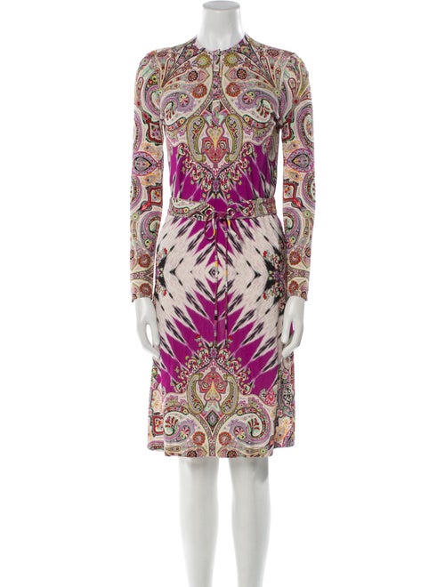 Etro Paisley Print Knee-Length Dress