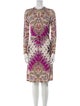 Etro Paisley Print Knee-Length Dress