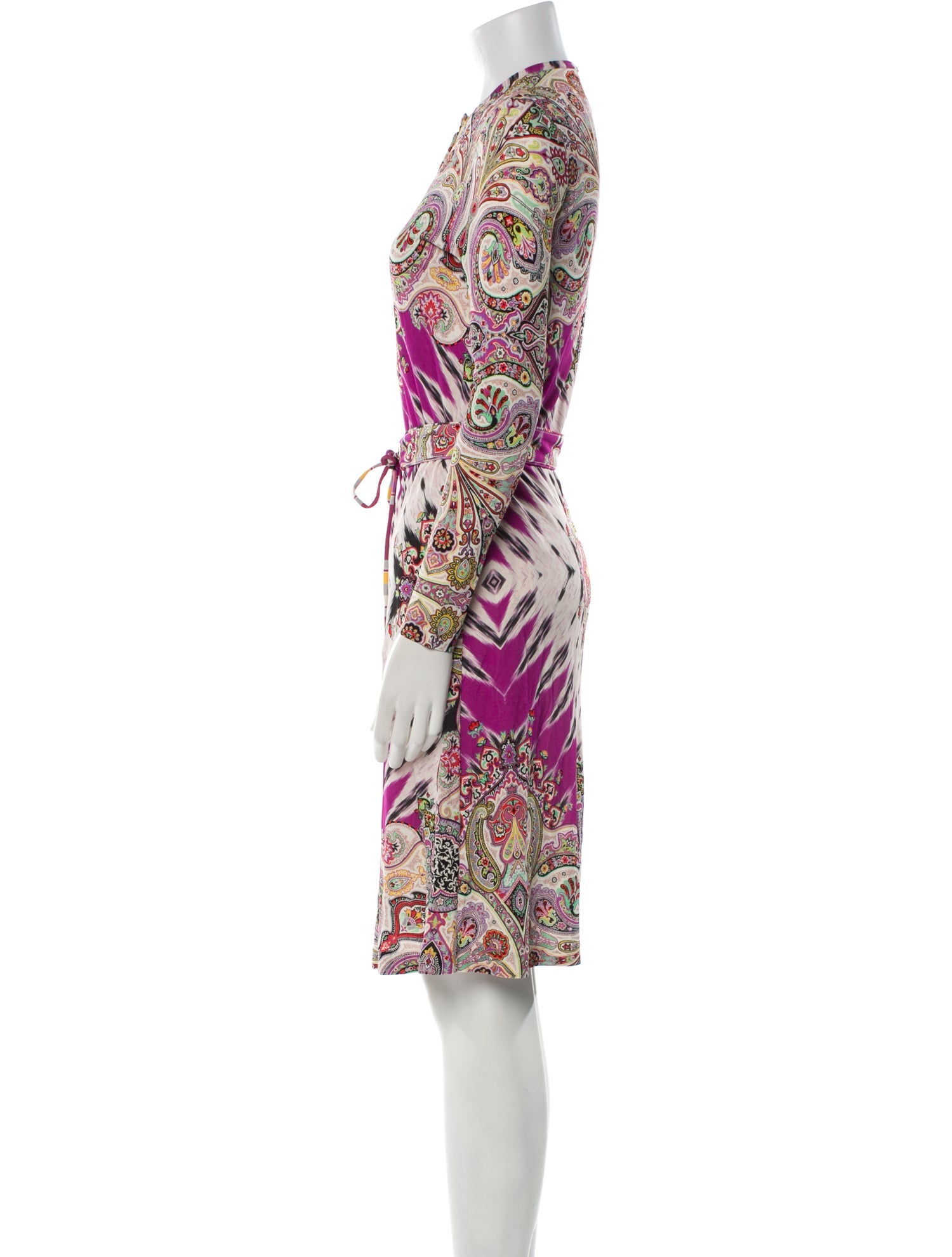 Etro Paisley Print Knee-Length Dress