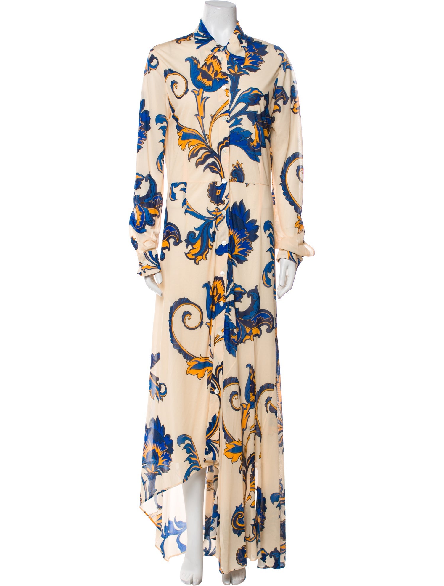 Etro Floral Print Long Dress