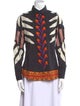 Etro Printed Mock Neck Sweatshirt