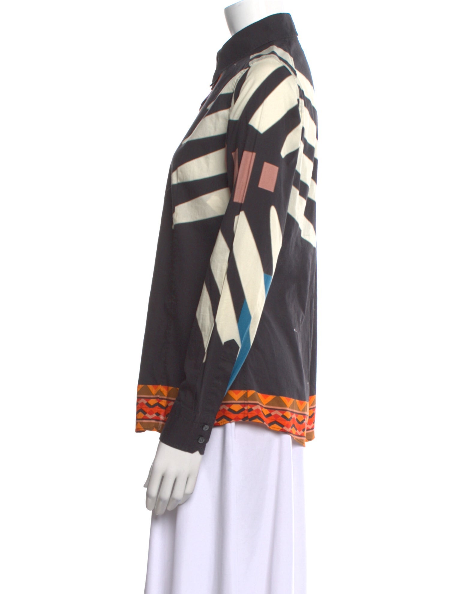 Etro Printed Mock Neck Sweatshirt