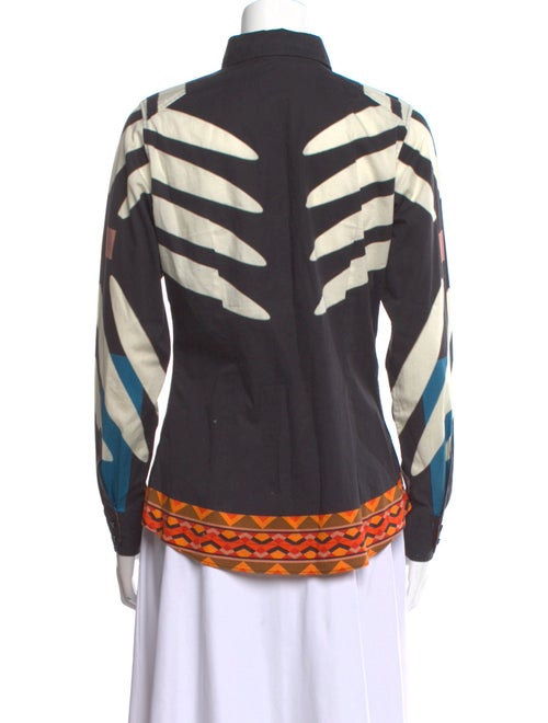 Etro Printed Mock Neck Sweatshirt