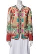 Etro Silk Floral Print Evening Jacket