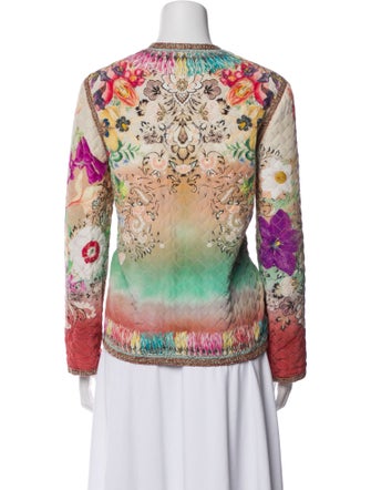 Etro Silk Floral Print Evening Jacket