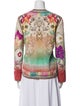 Etro Silk Floral Print Evening Jacket