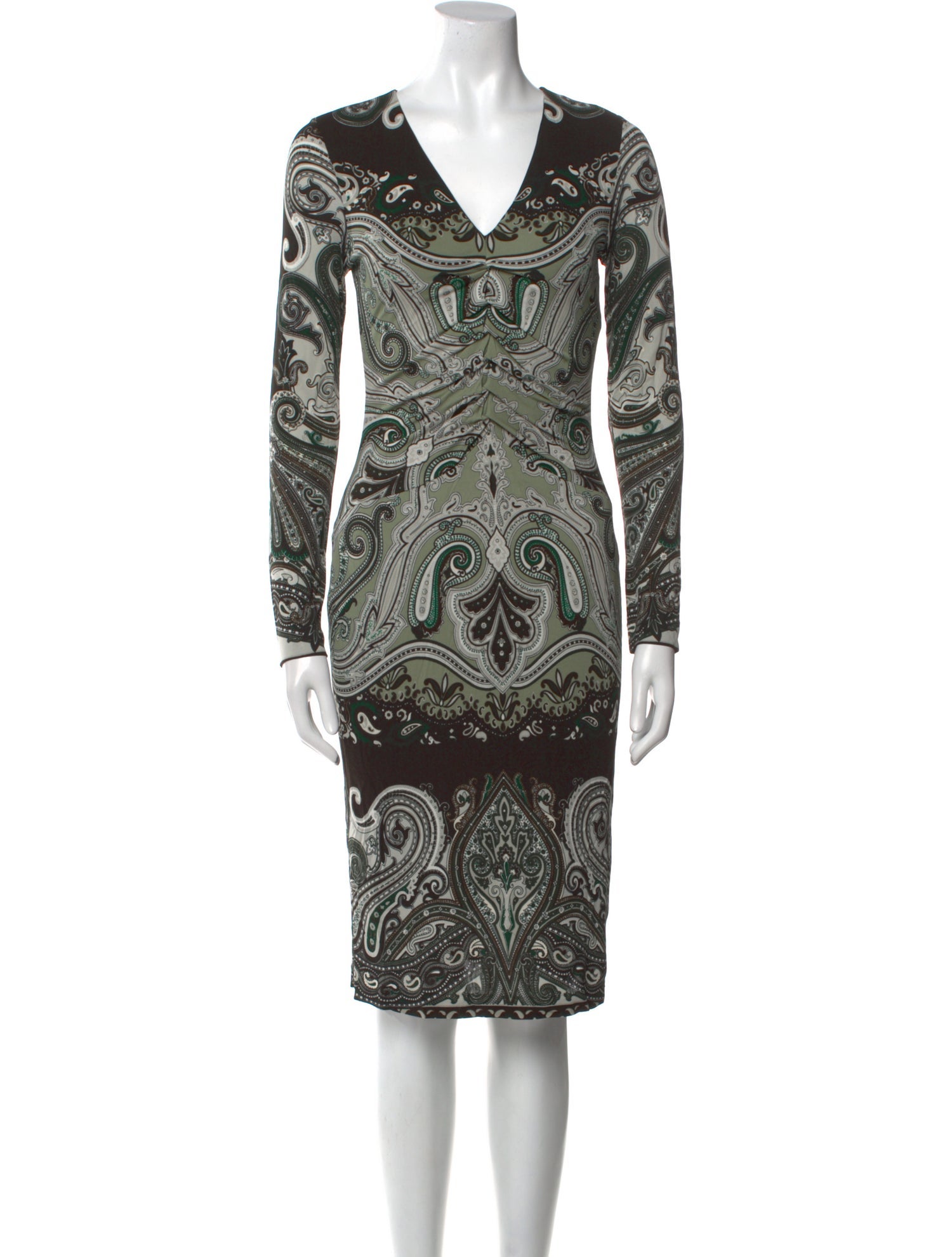 Etro Paisley Print Knee-Length Dress