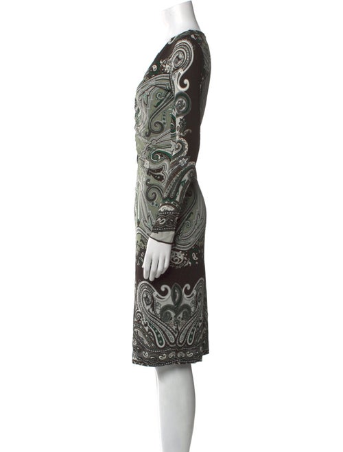 Etro Paisley Print Knee-Length Dress