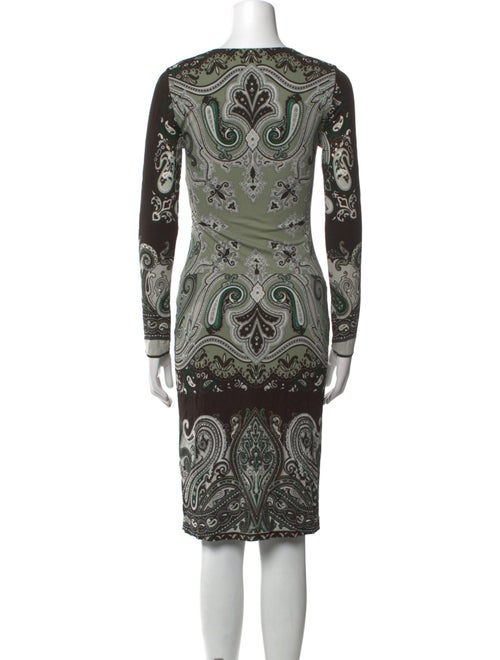 Etro Paisley Print Knee-Length Dress
