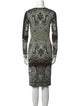 Etro Paisley Print Knee-Length Dress